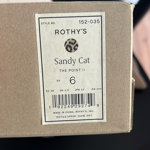 Sandy Cat Leopard Rothy’s NIB OBO - Picture 10 of 10